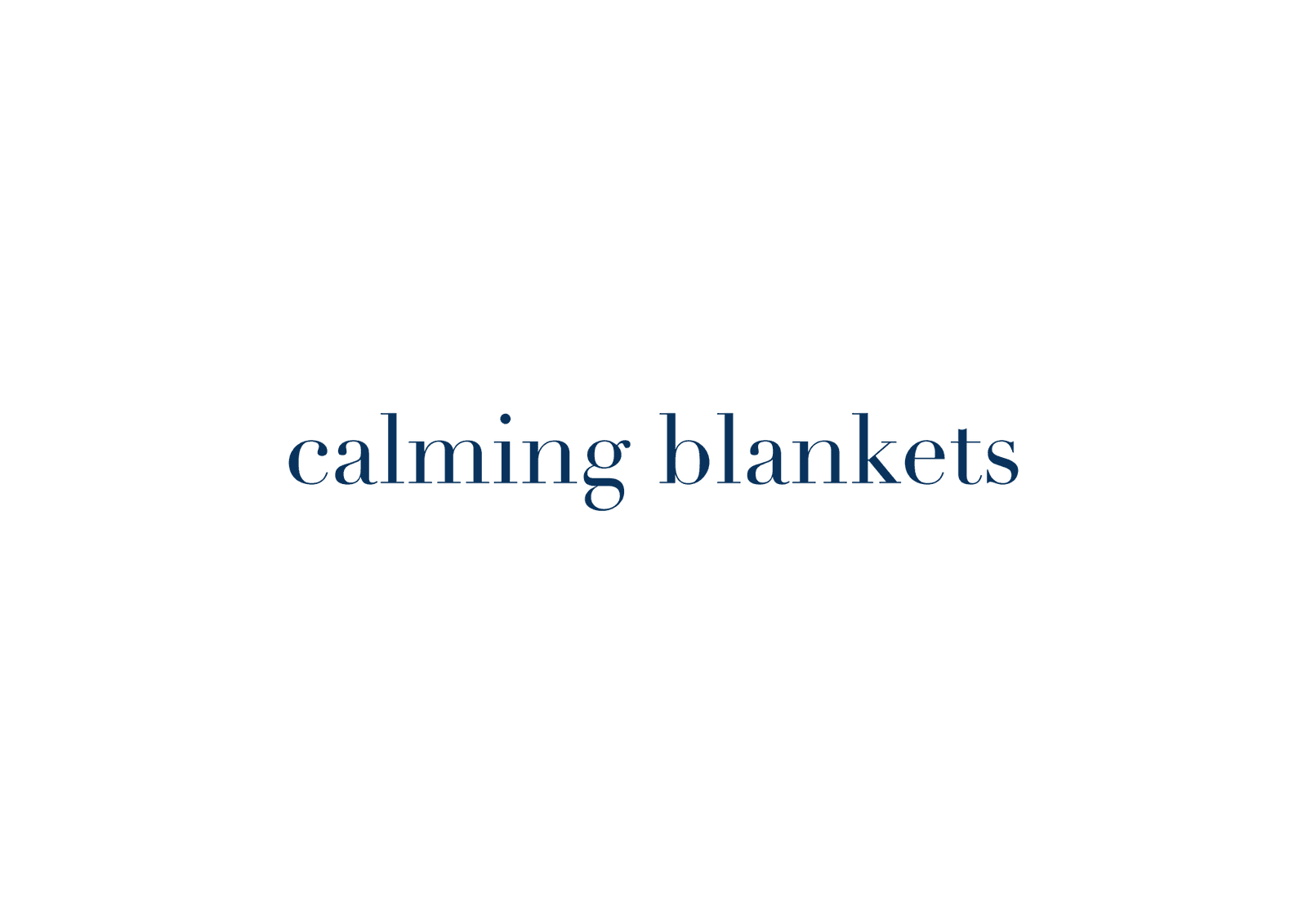 Calming Blankets