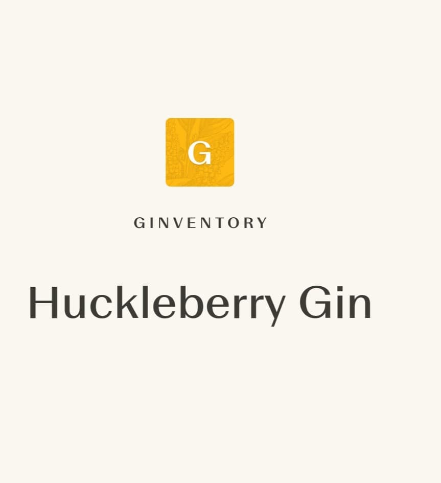 Huckleberry Gin